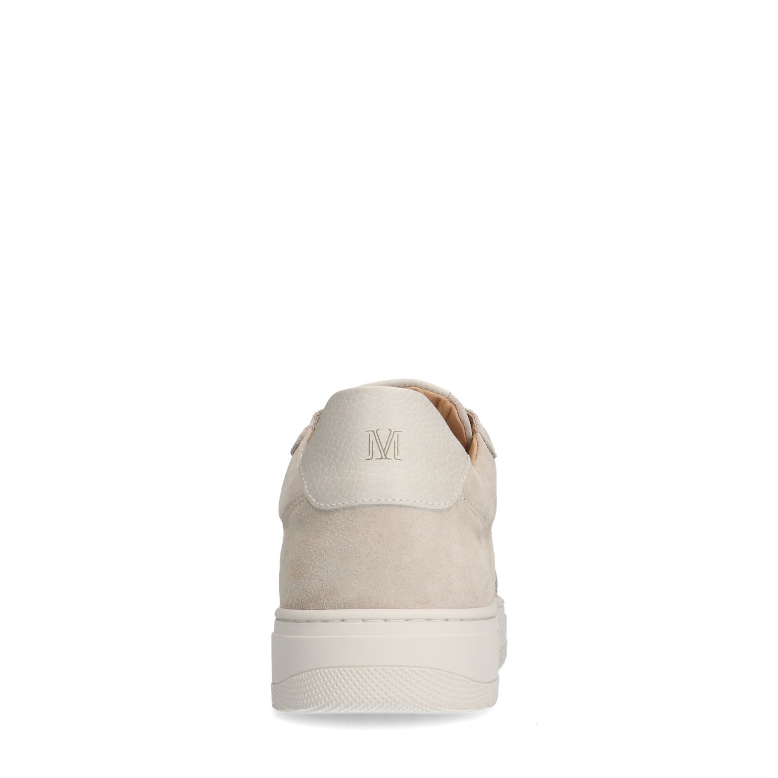Hellgraue Veloursleder-Sneaker