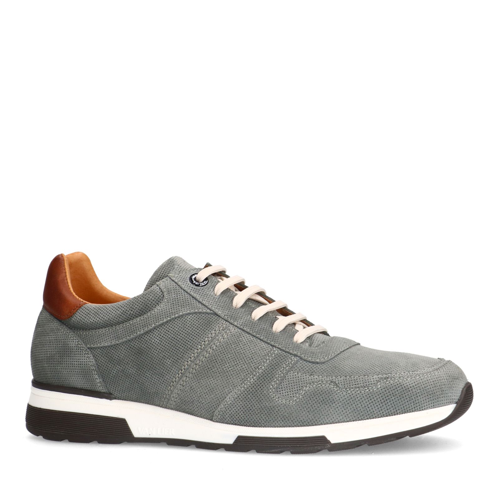 Grijze Positano suède sneakers
