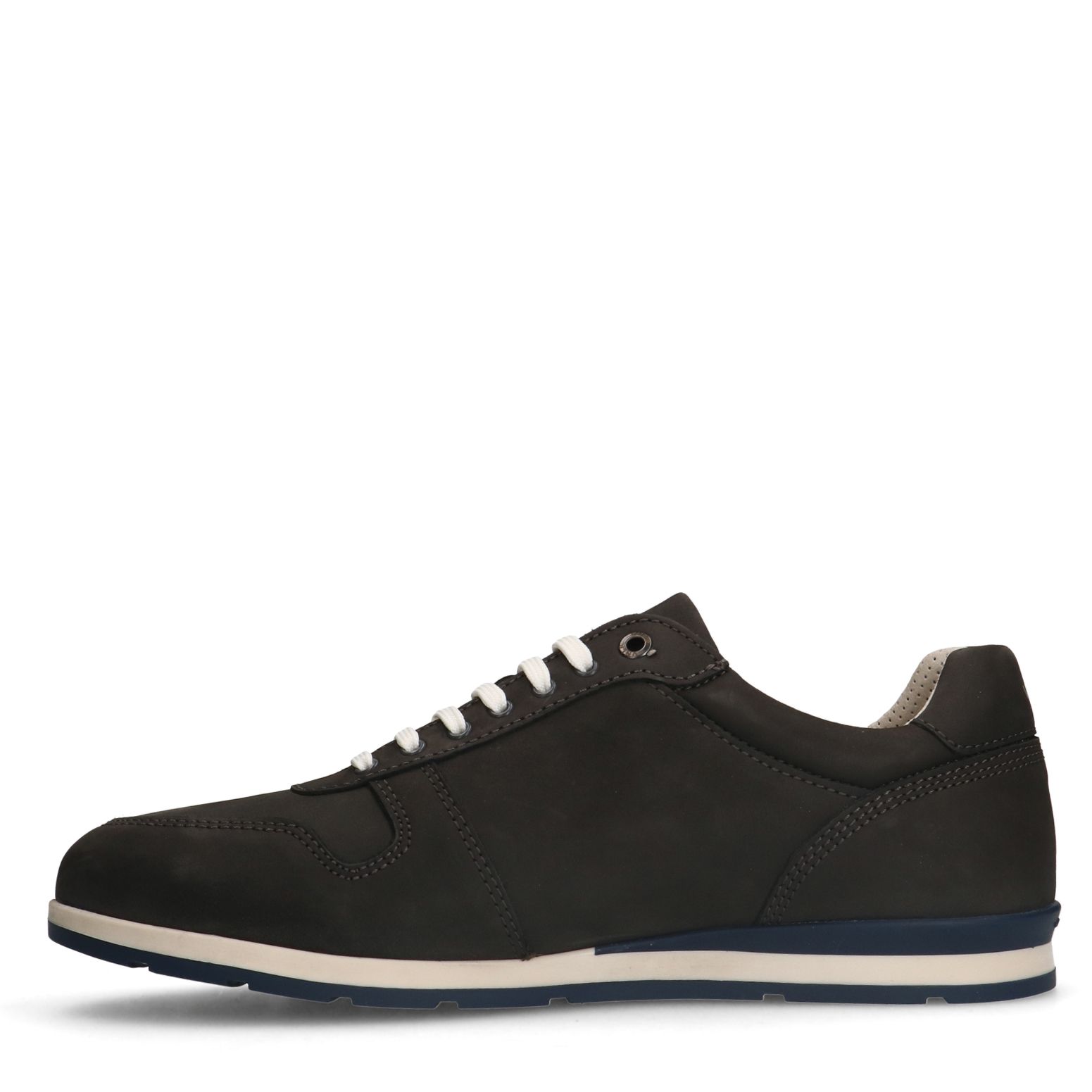Graue Nubuk-Sneaker