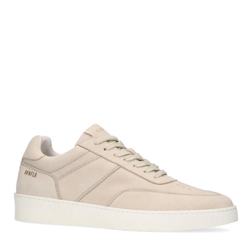 Beige nubuck sneakers