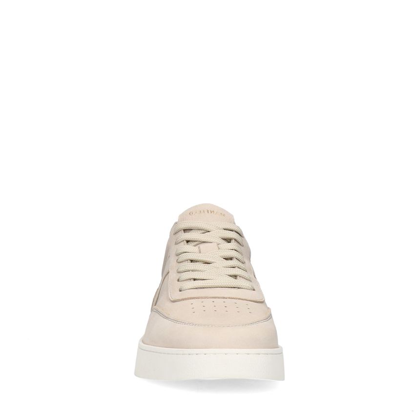 Beige nubuck sneakers