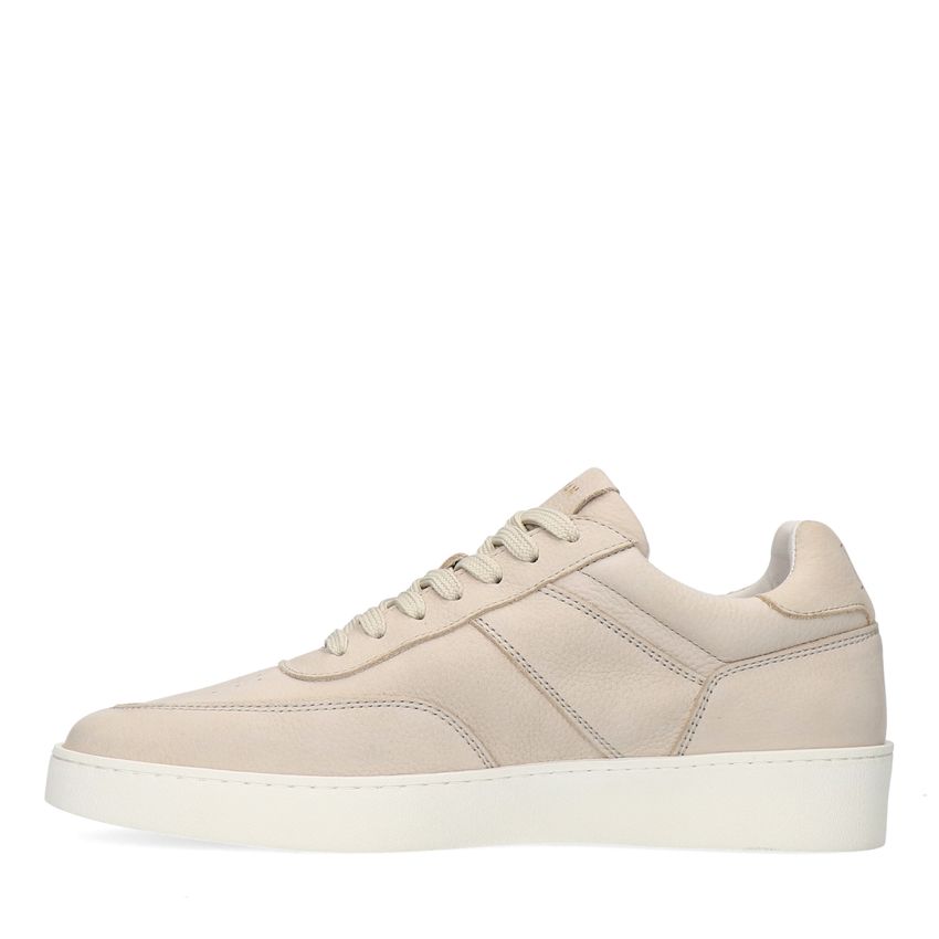 Beige nubuck sneakers