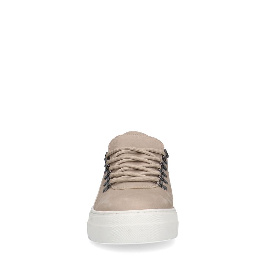 Licht grijze nubuck sneakers