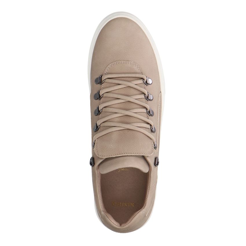 Licht grijze nubuck sneakers