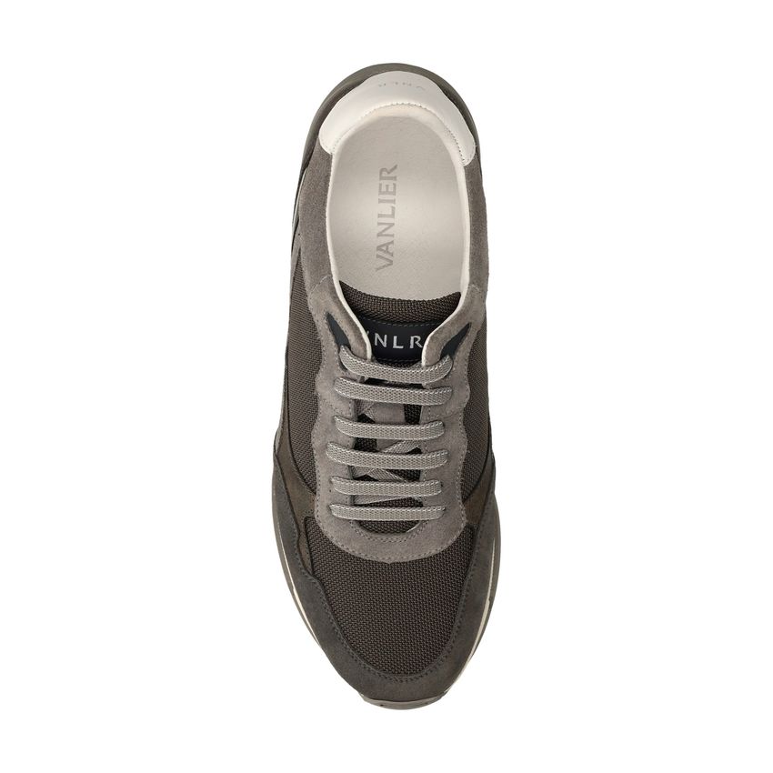 Grijze nubuck sneakers