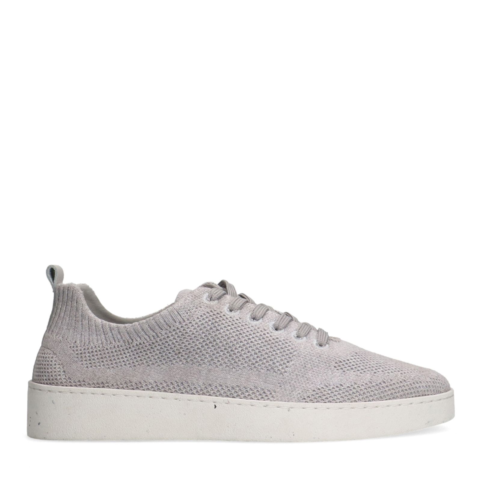 Graue Stoff-Sneaker