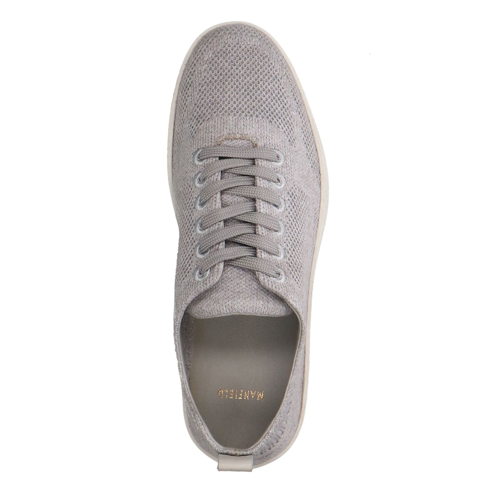 Graue Stoff-Sneaker