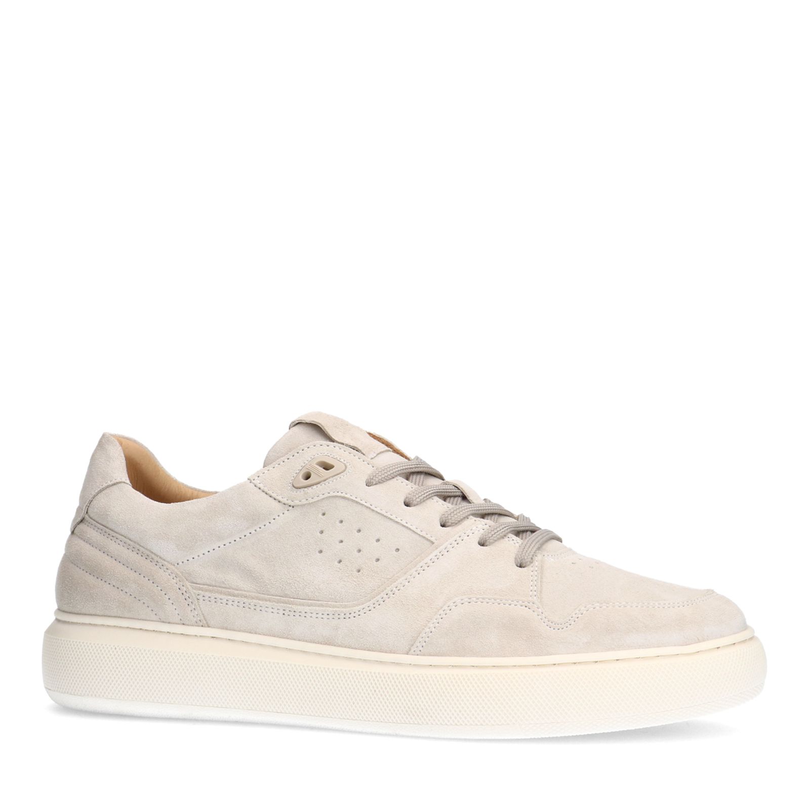 Beige suède sneakers