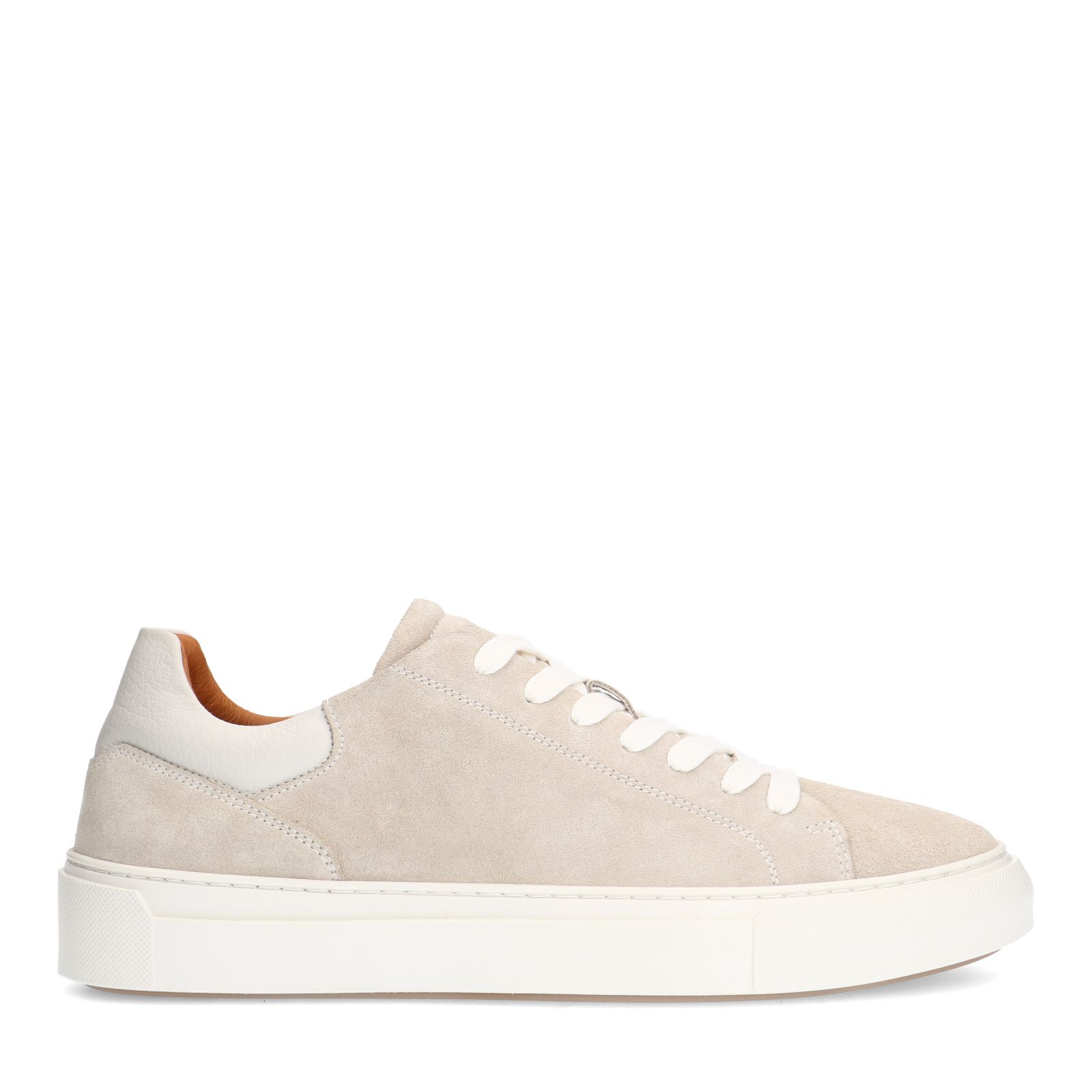 Licht grijze suède sneakers