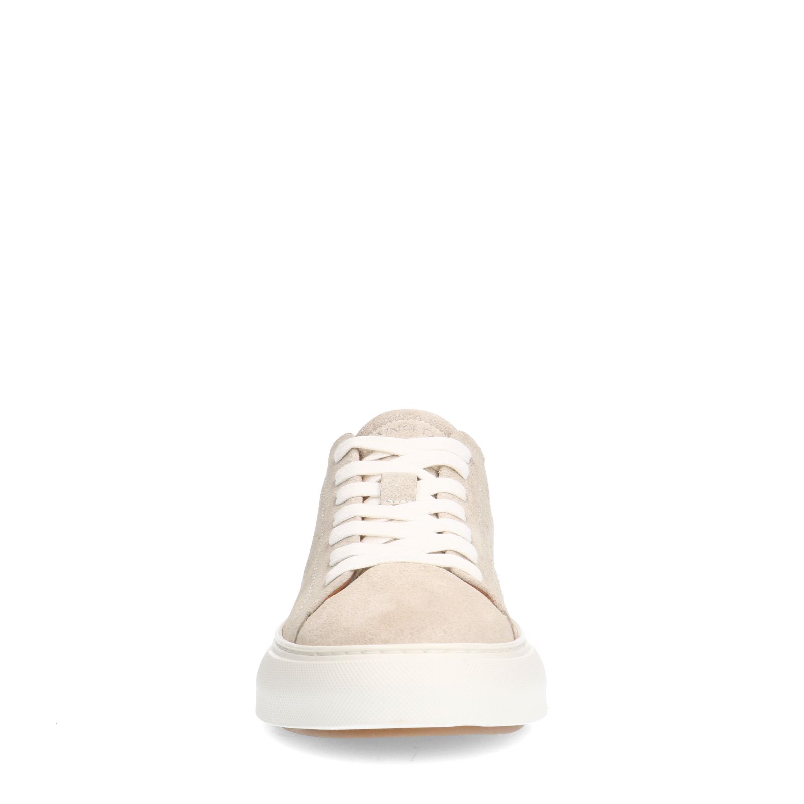 Licht grijze suède sneakers