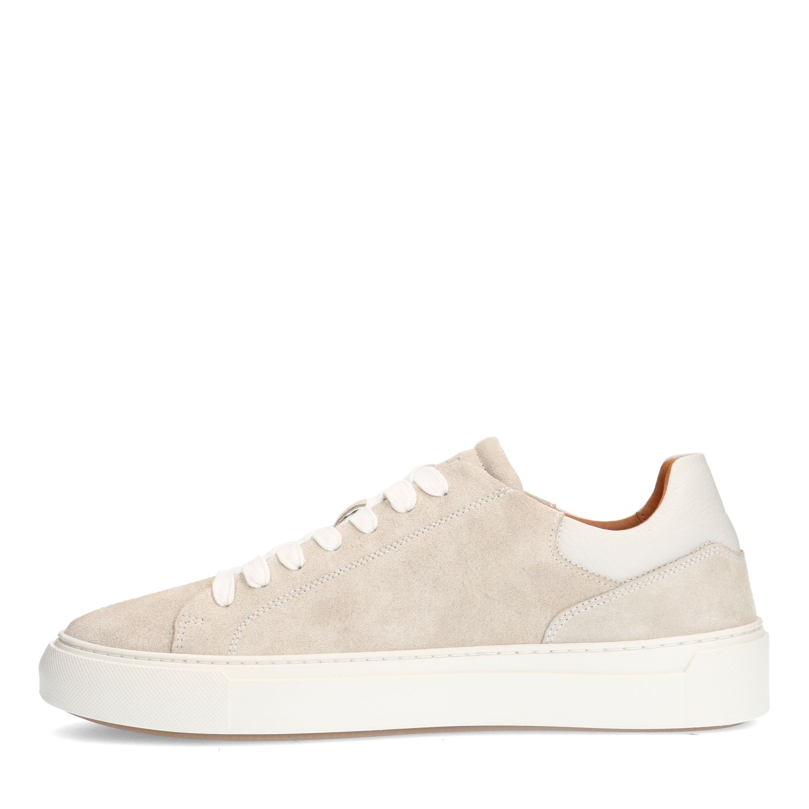Licht grijze suède sneakers