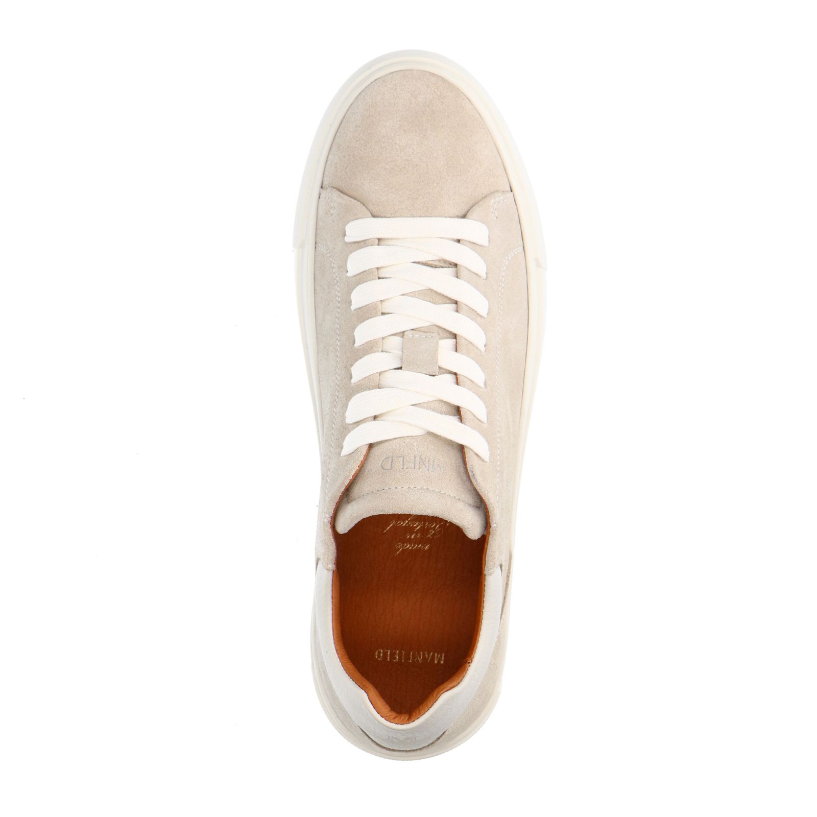 Licht grijze suède sneakers