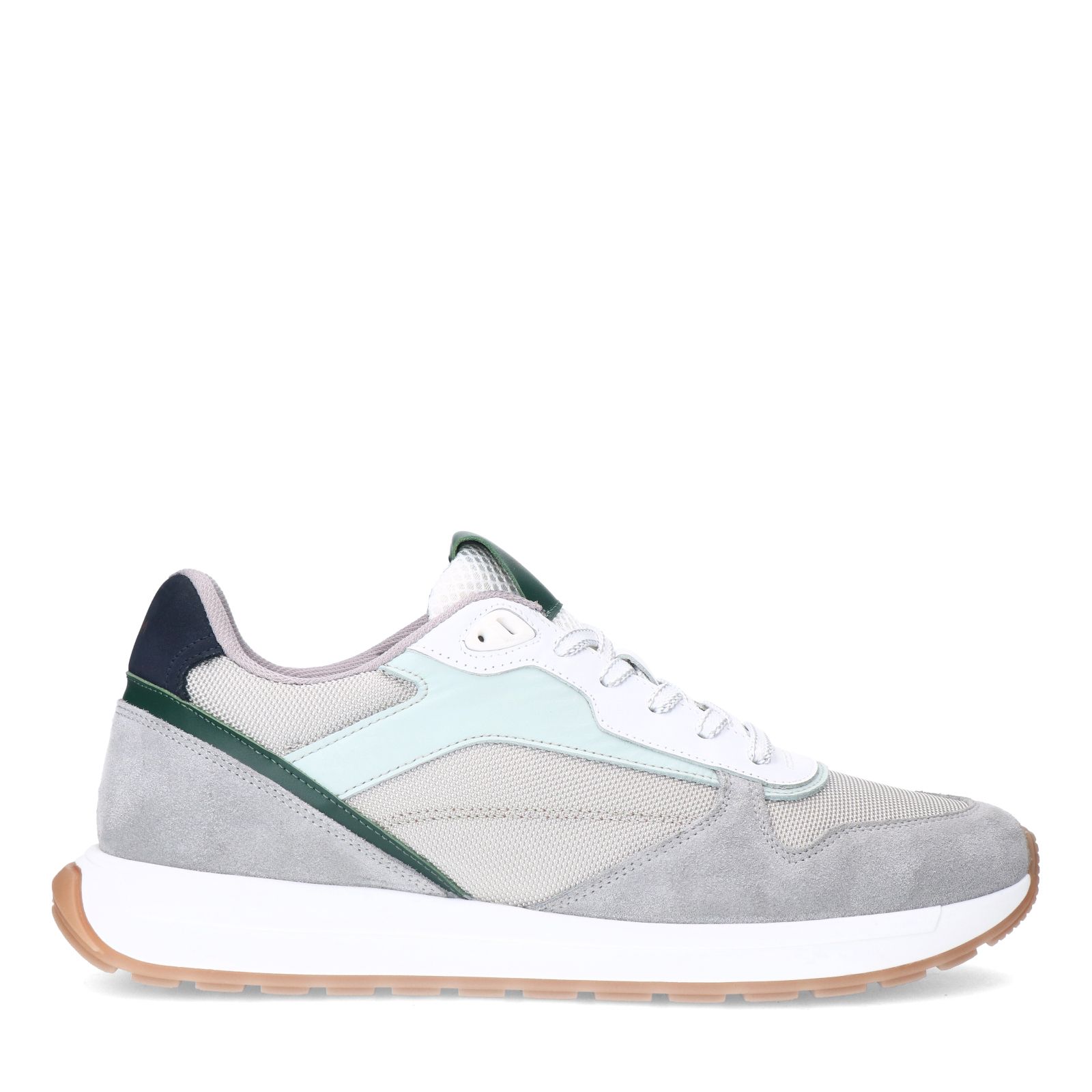 Graue Ledersneaker