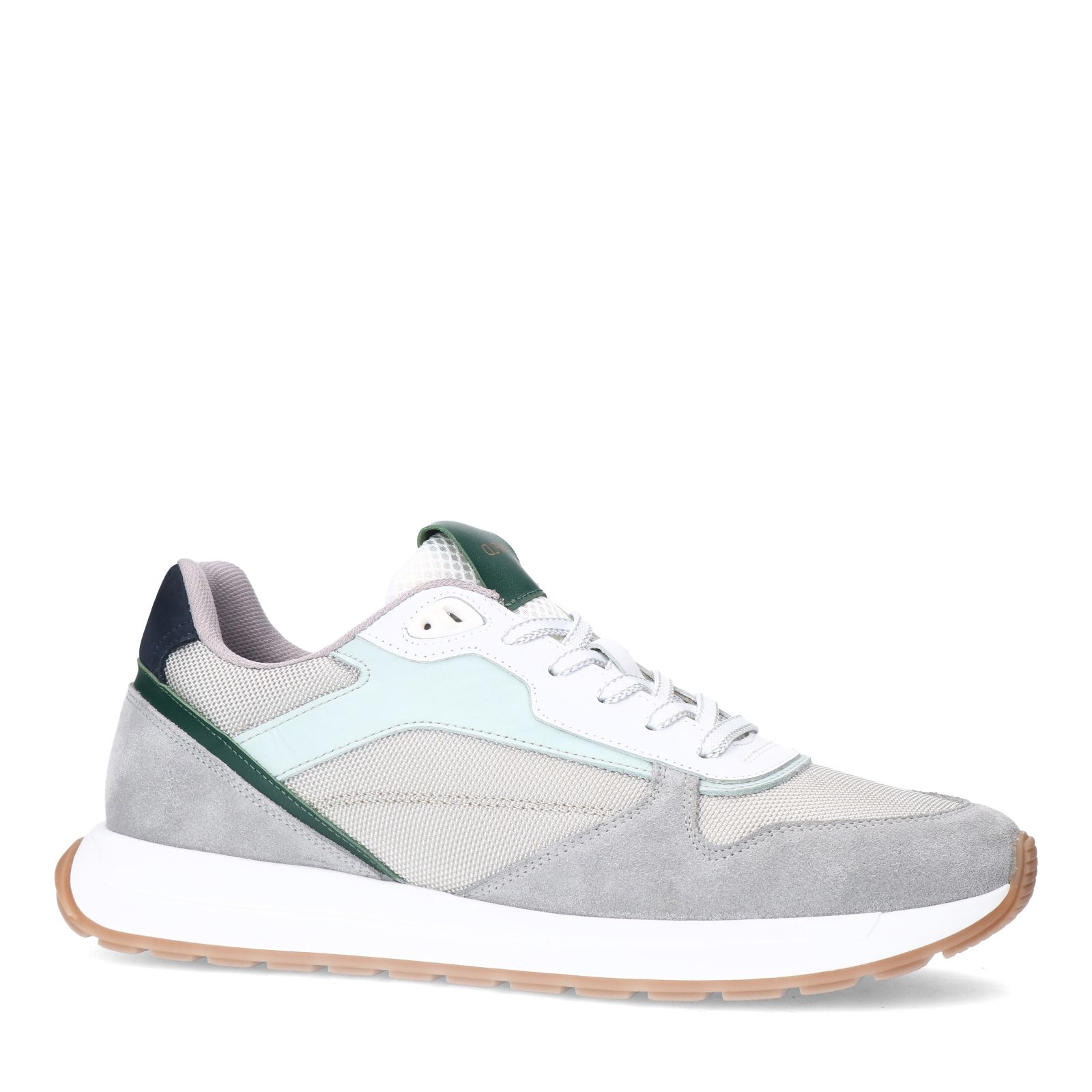 Graue Ledersneaker