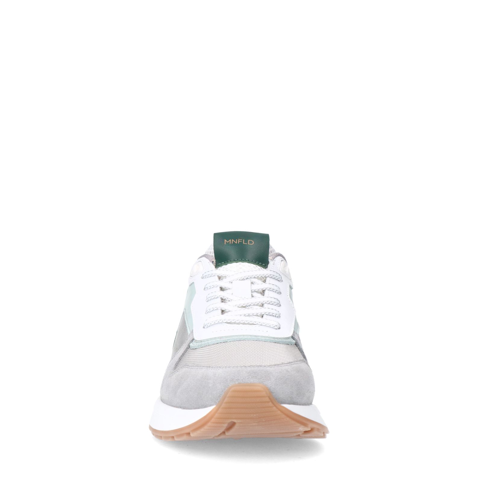 Graue Ledersneaker