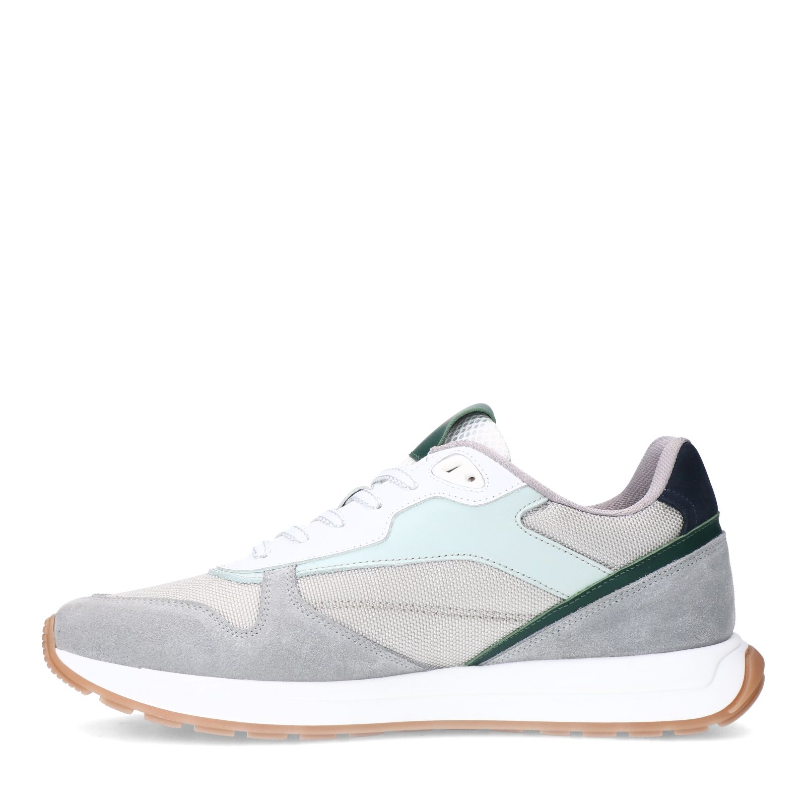 Graue Ledersneaker