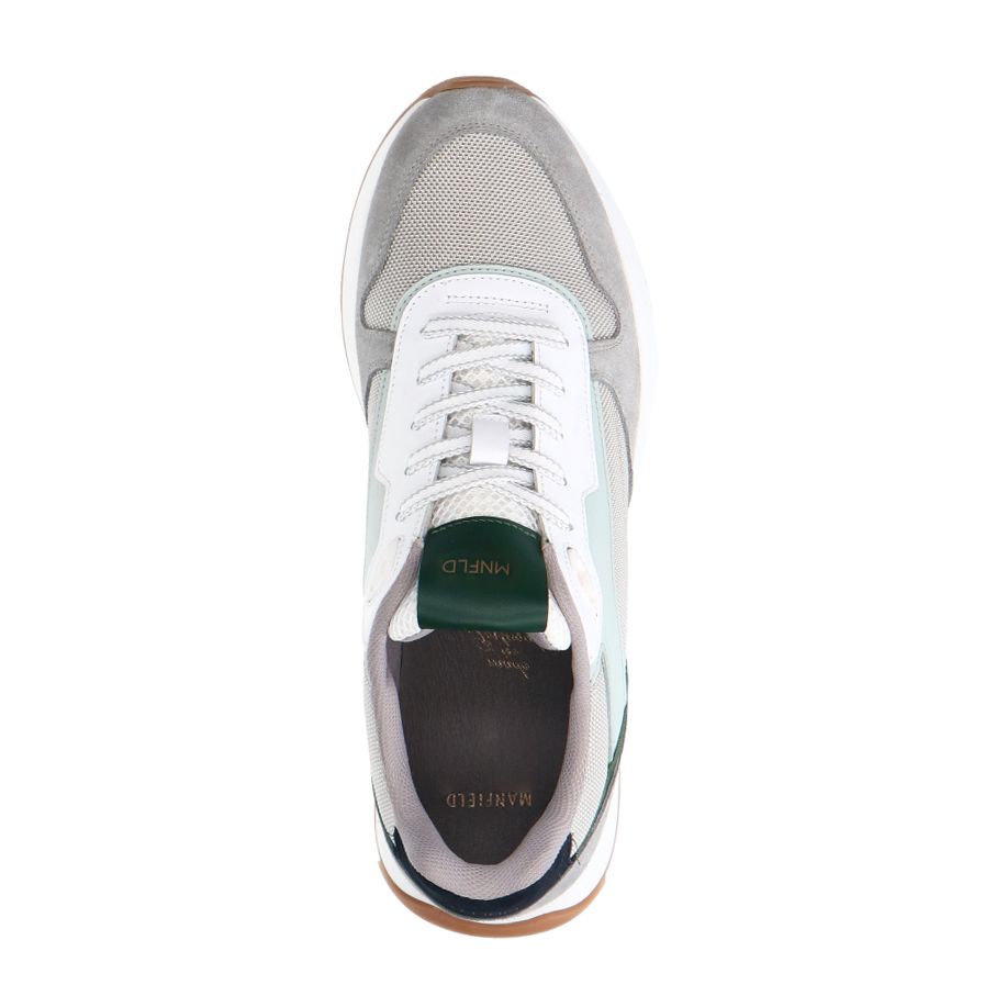 Graue Ledersneaker