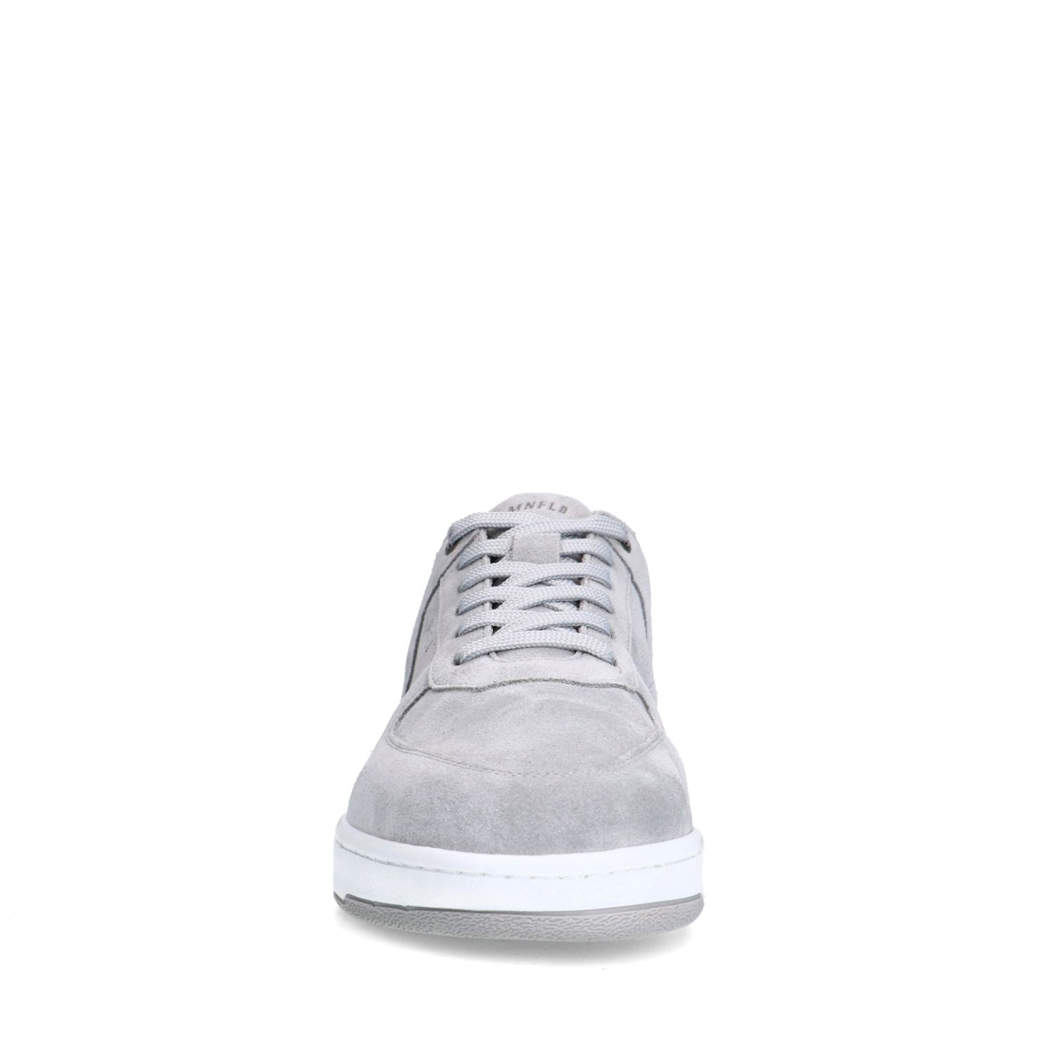 Grijze suède sneakers