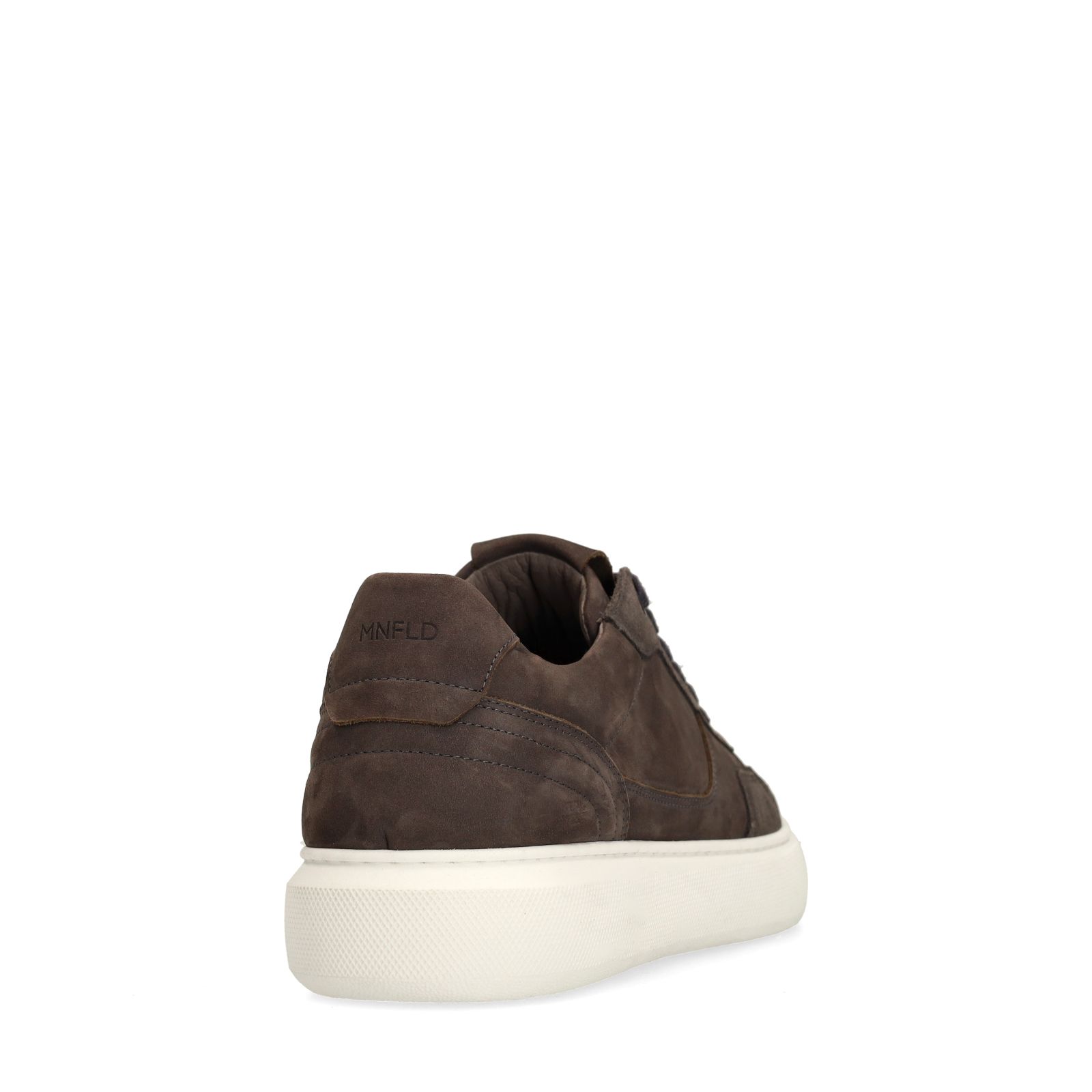 Graue Veloursleder-Sneaker