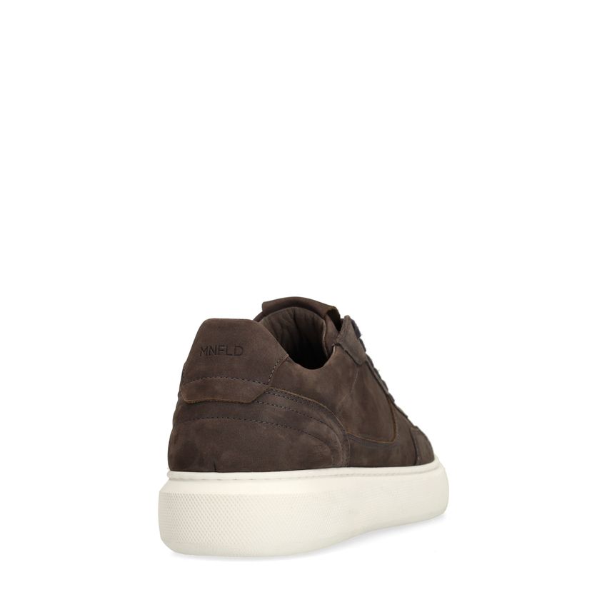 Graue Veloursleder-Sneaker