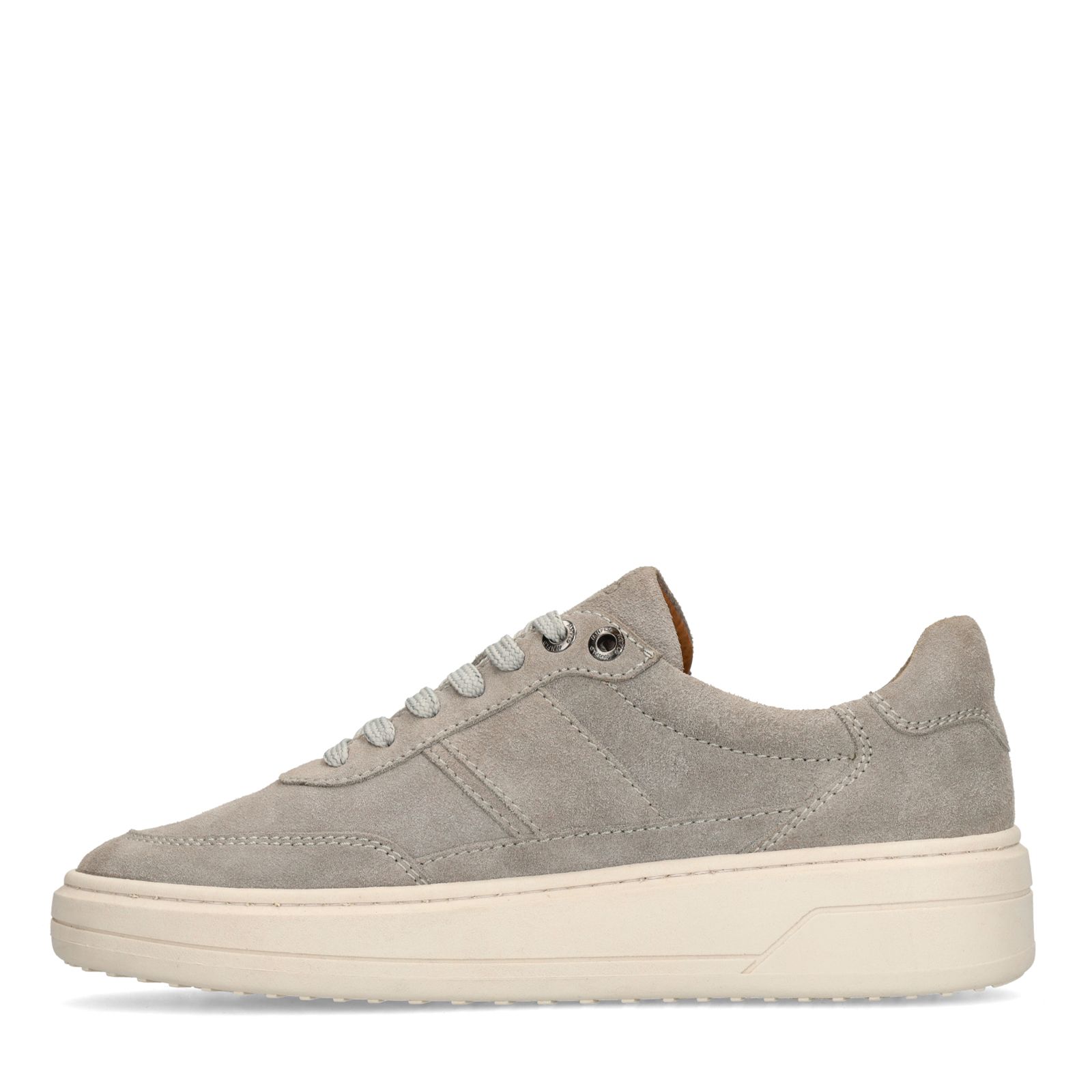 Grijze suède sneakers