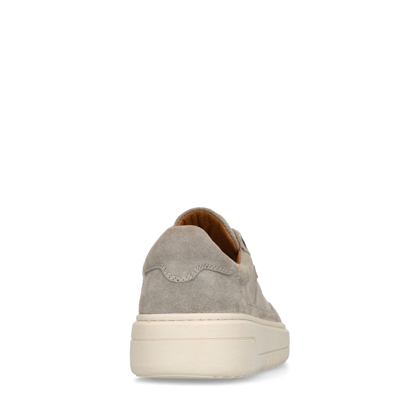Grijze suède sneakers