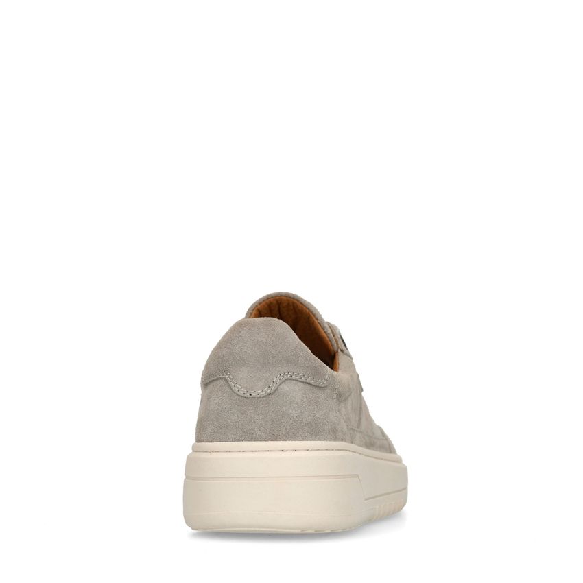 Grijze suède sneakers