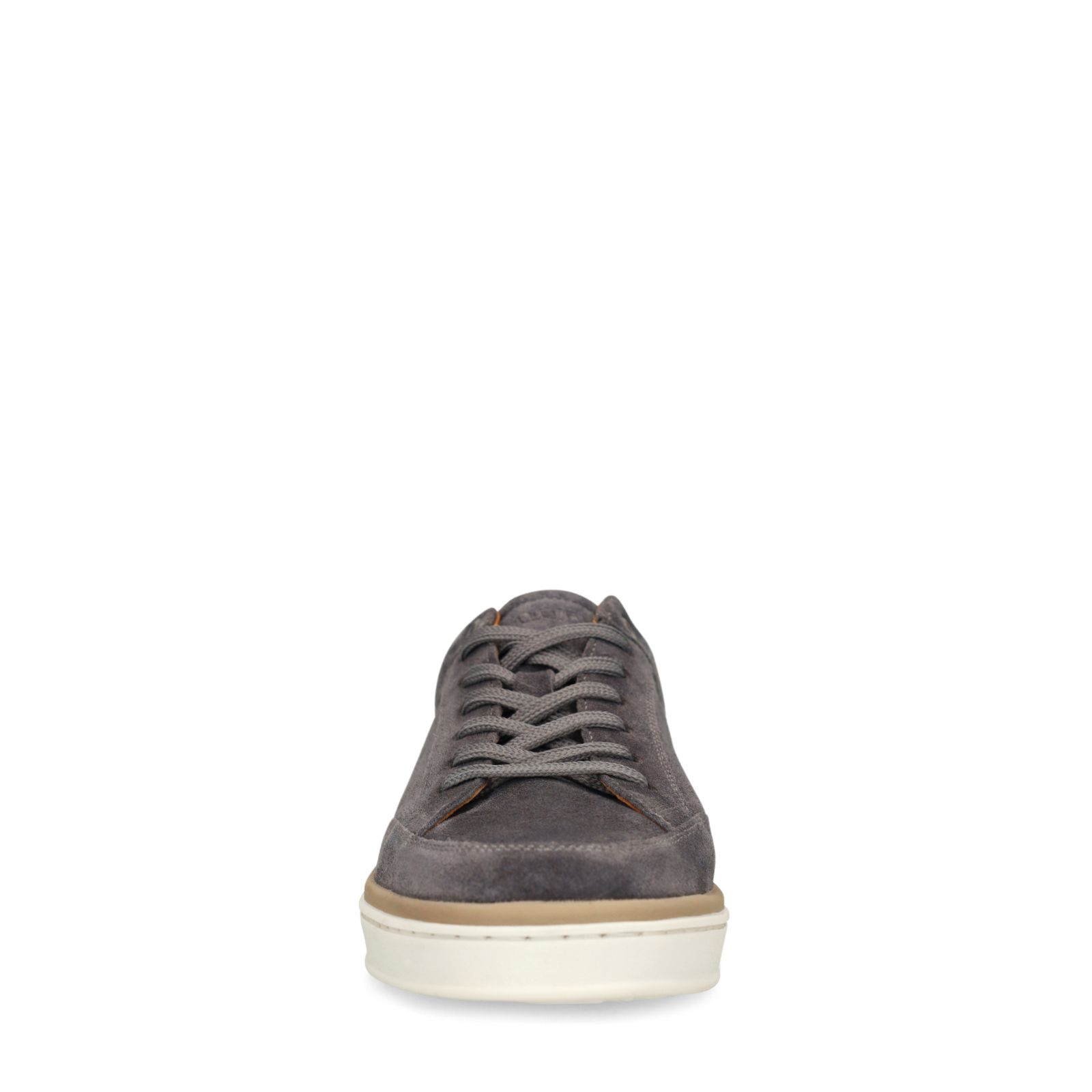 Graue Veloursleder-Sneaker