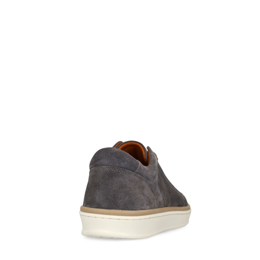 Grijze suède sneakers