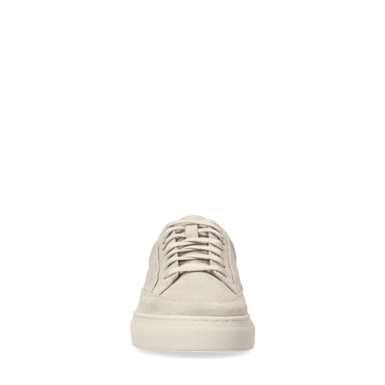 Off white suède sneakers