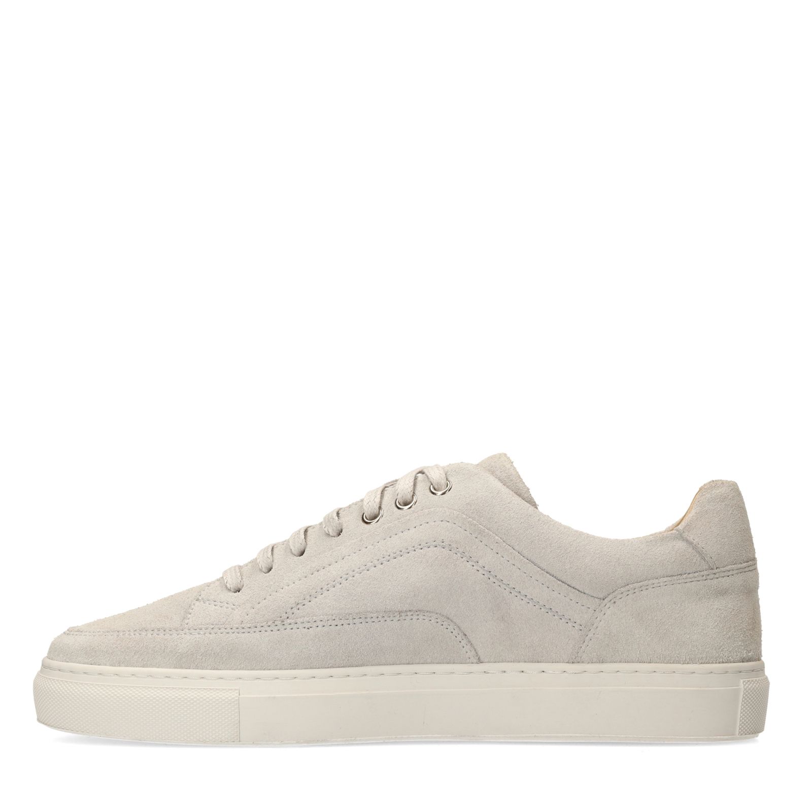 Off white suède sneakers