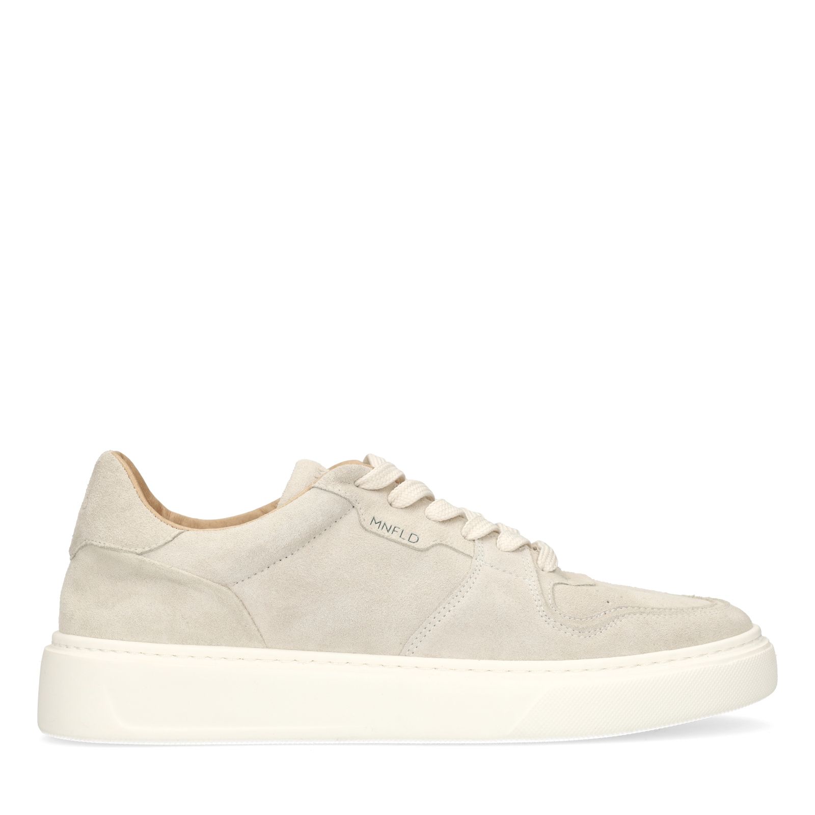Licht grijze suède sneakers