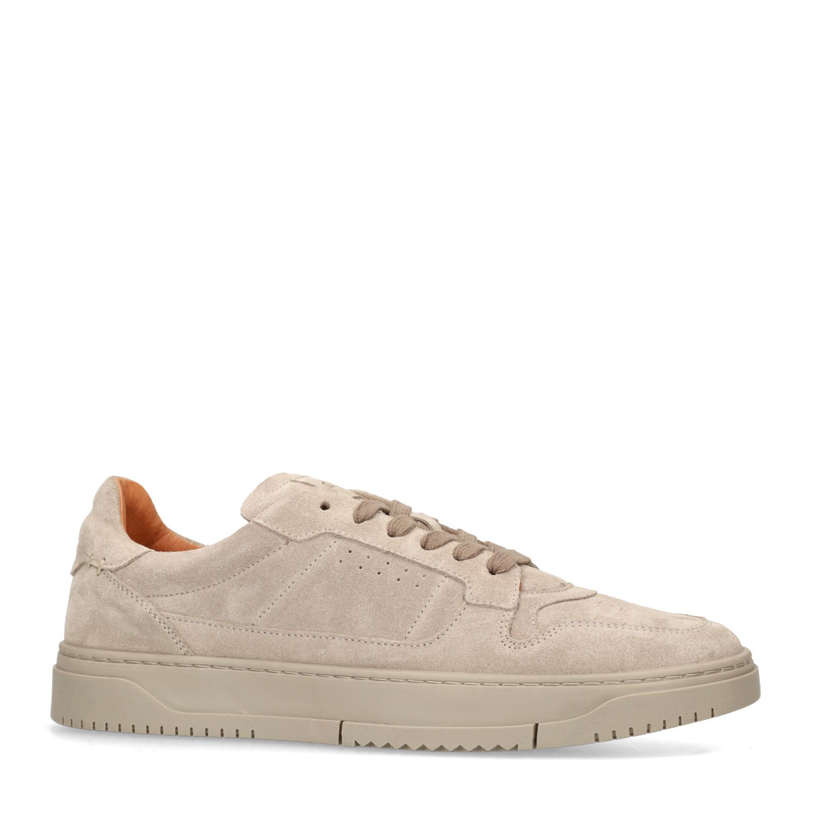 Graue Veloursleder-Sneaker