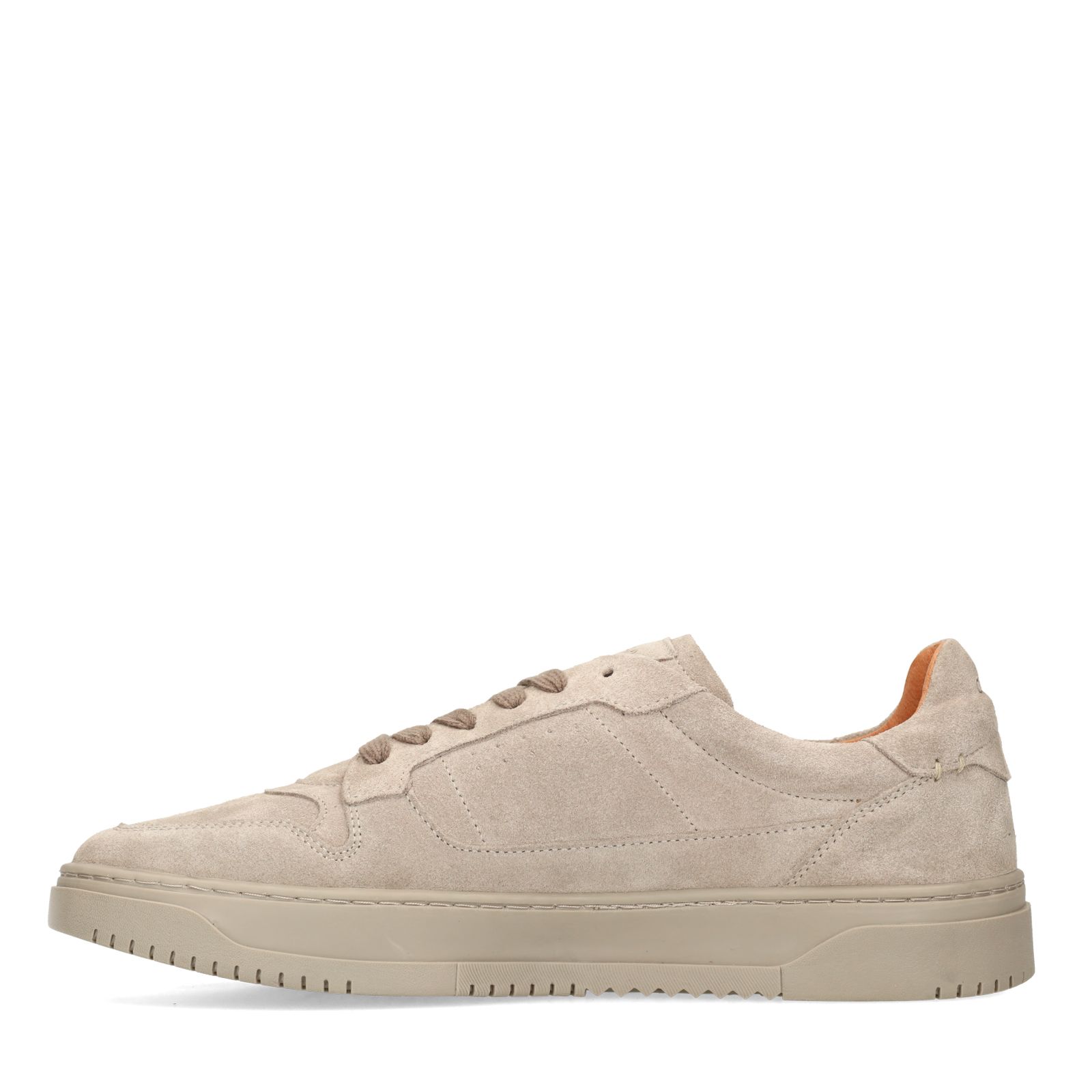 Graue Veloursleder-Sneaker