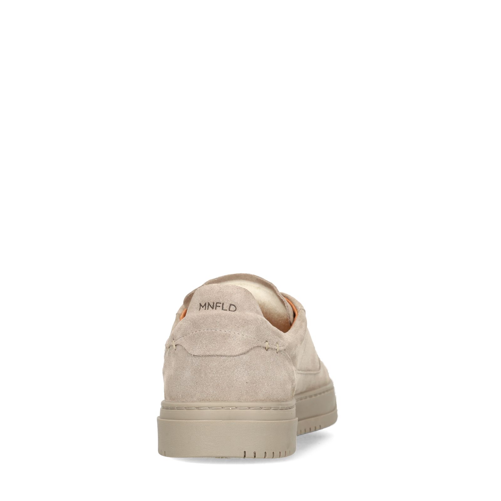 Grijze suède sneakers