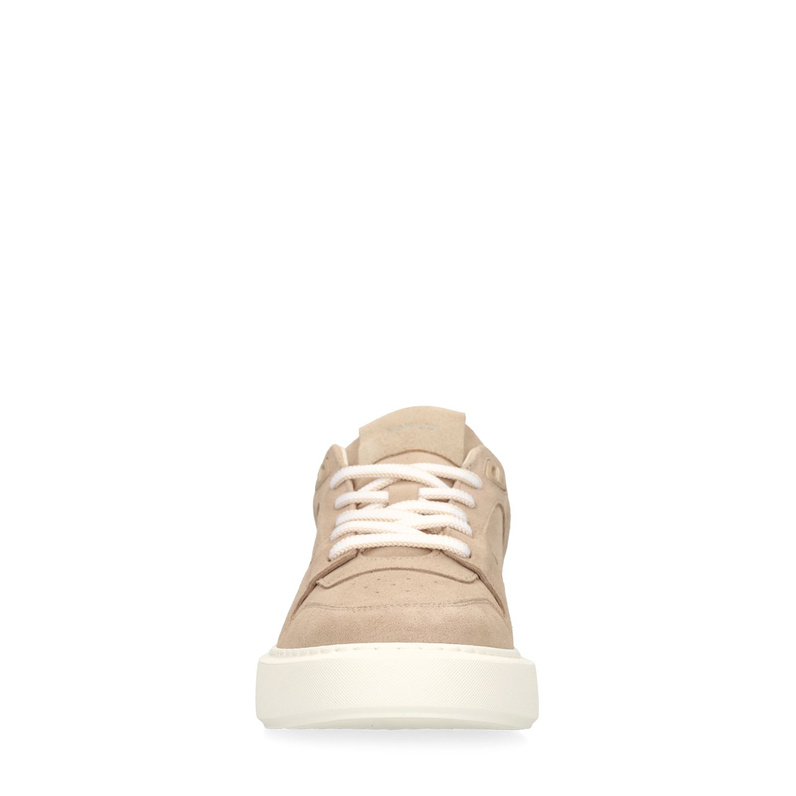 Beige suède sneakers