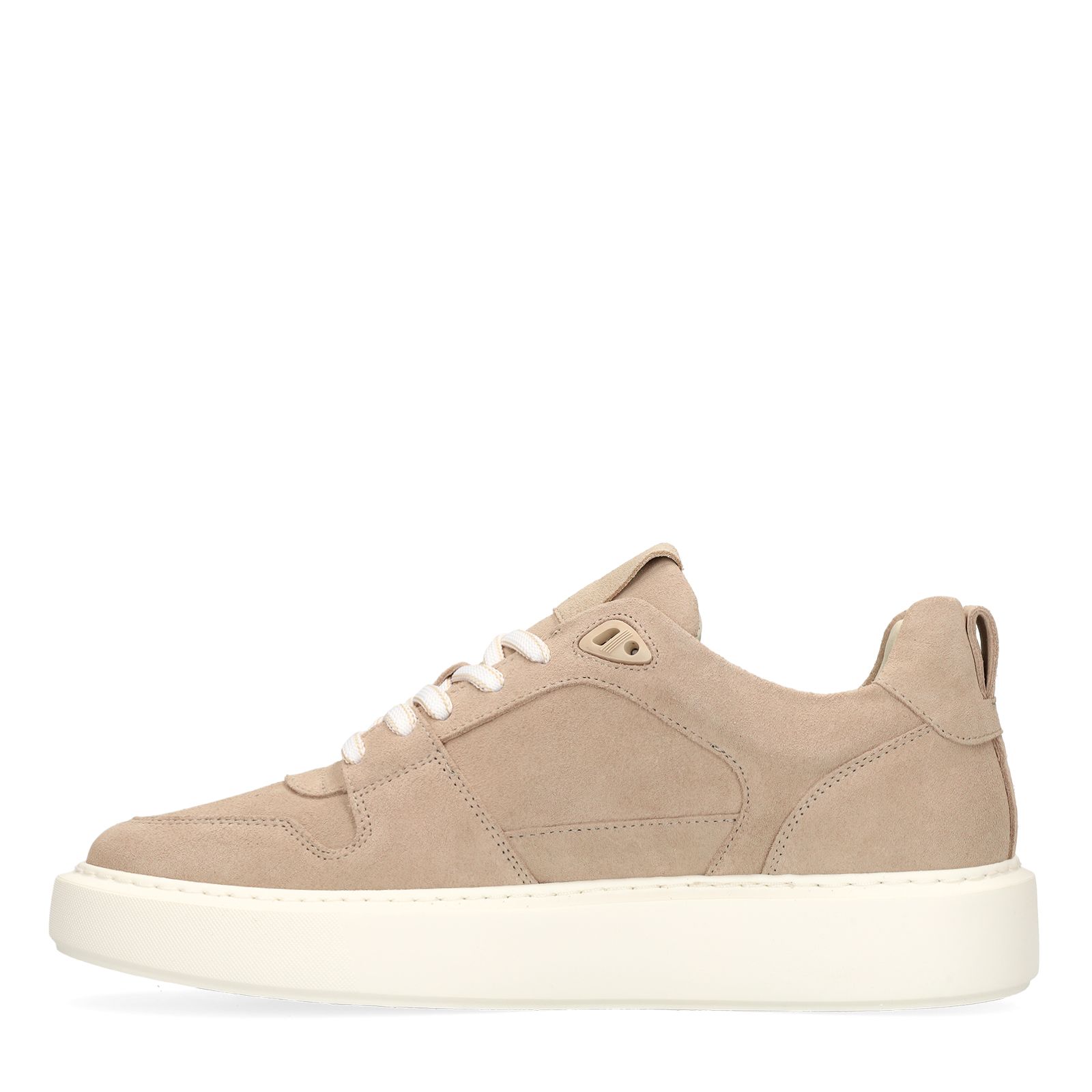 Beige suède sneakers