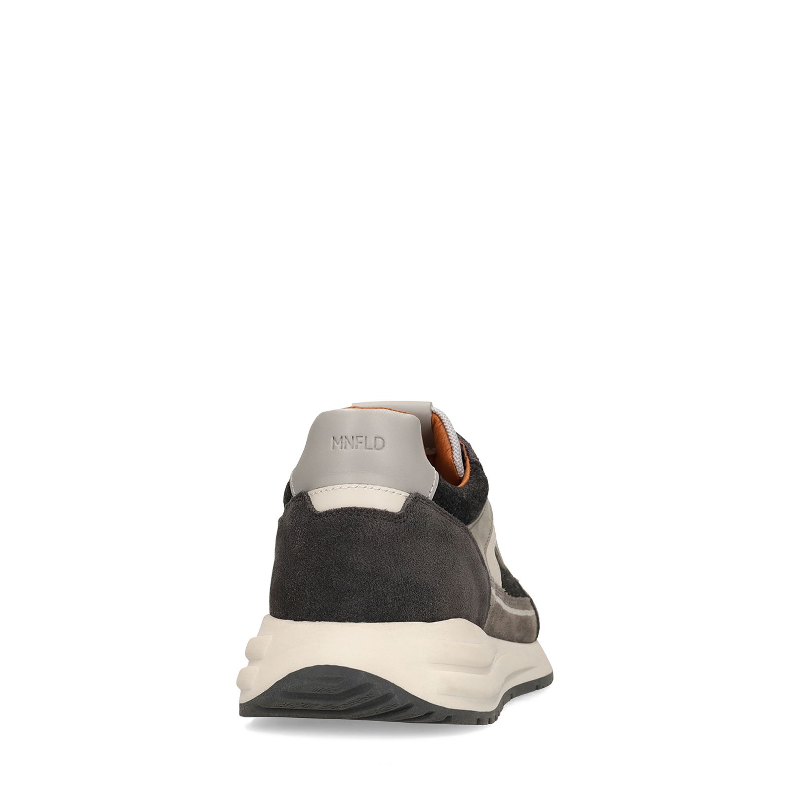 Graue Veloursleder-Sneaker