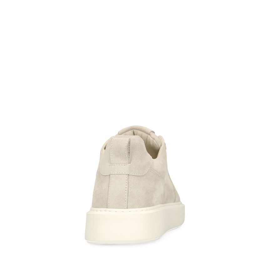 Licht grijze suède sneakers