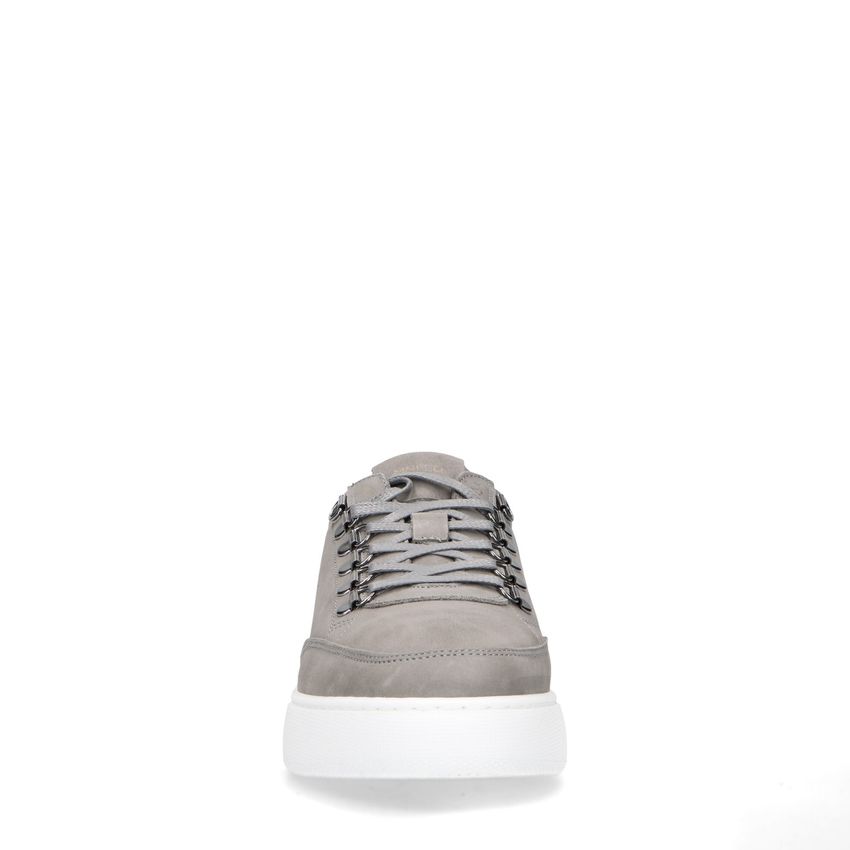 Grijze nubuck sneakers