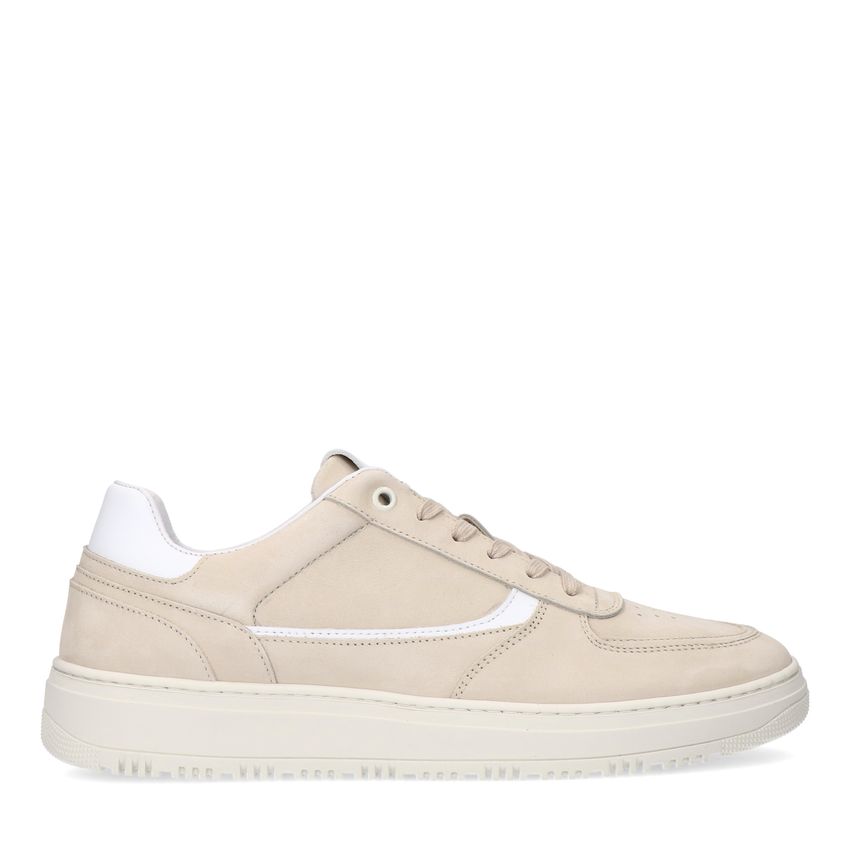 Beige nubuck sneakers