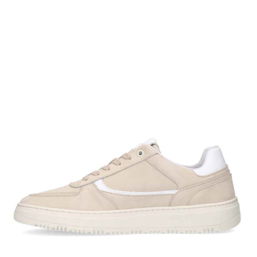 Beige nubuck sneakers