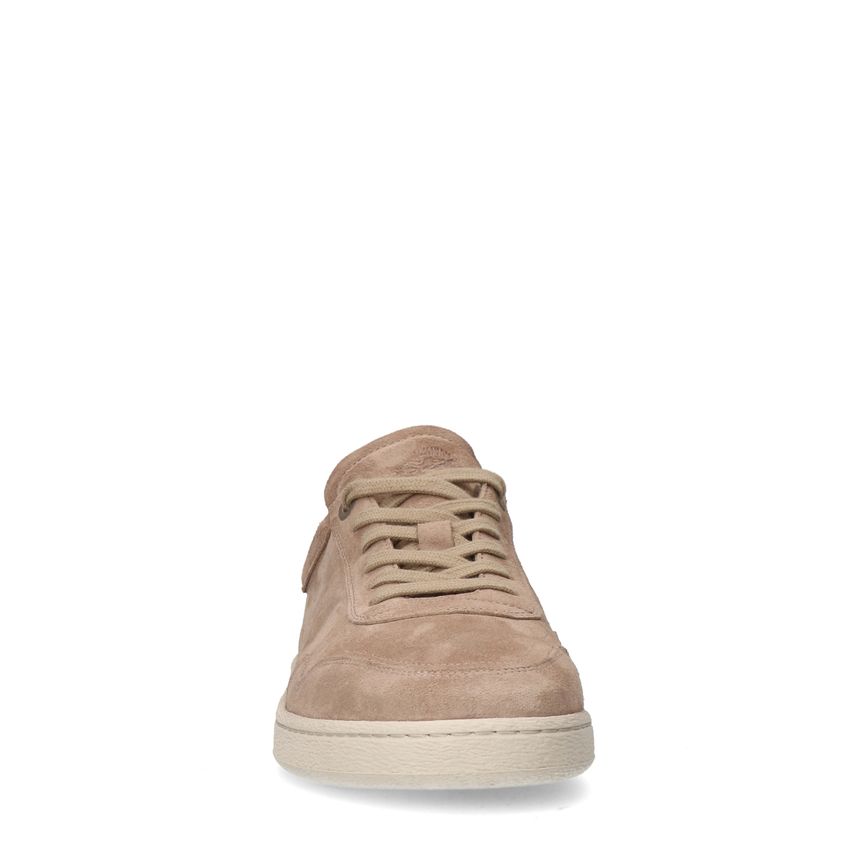 Beige suede sneakers