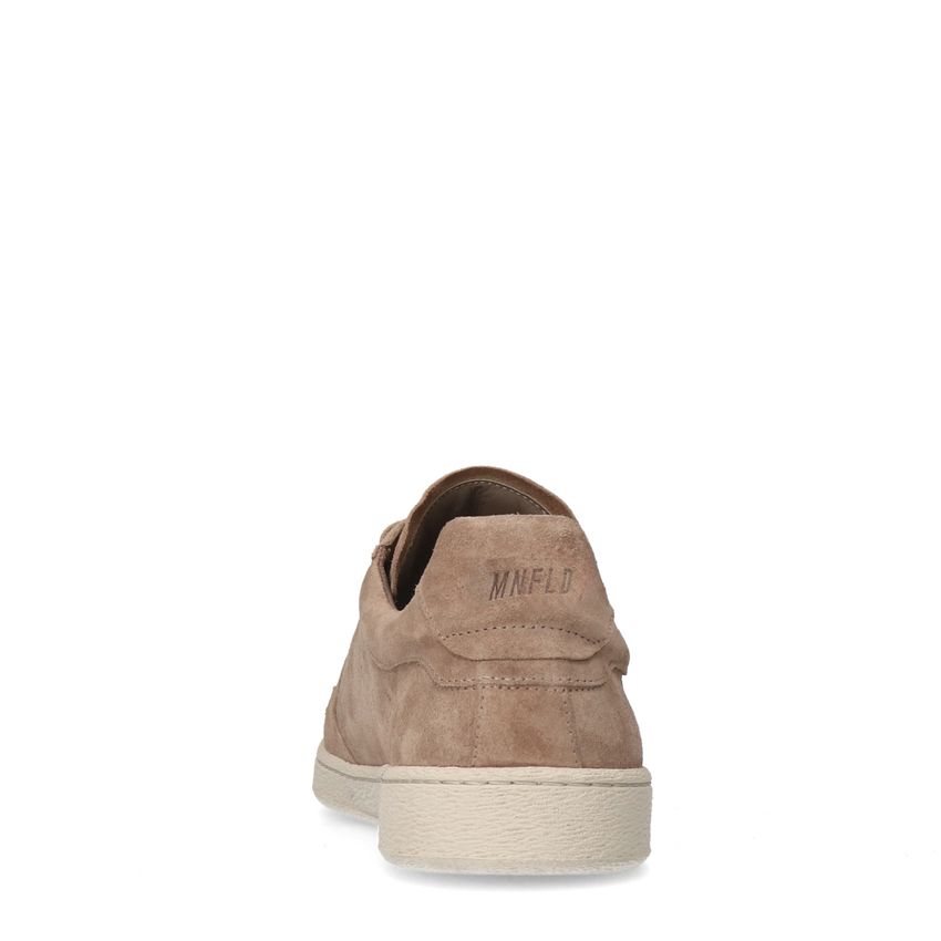 Beige suede sneakers