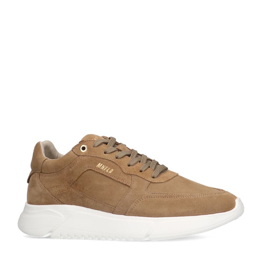 Beige suède sneakers