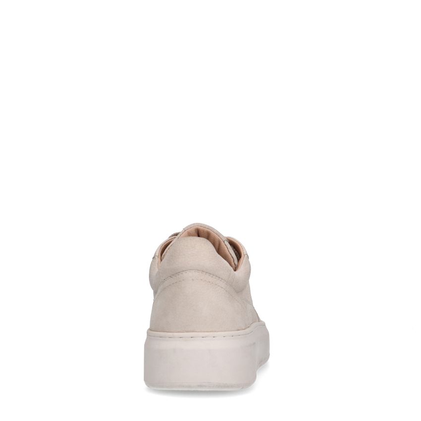 Beige nubuck sneaker