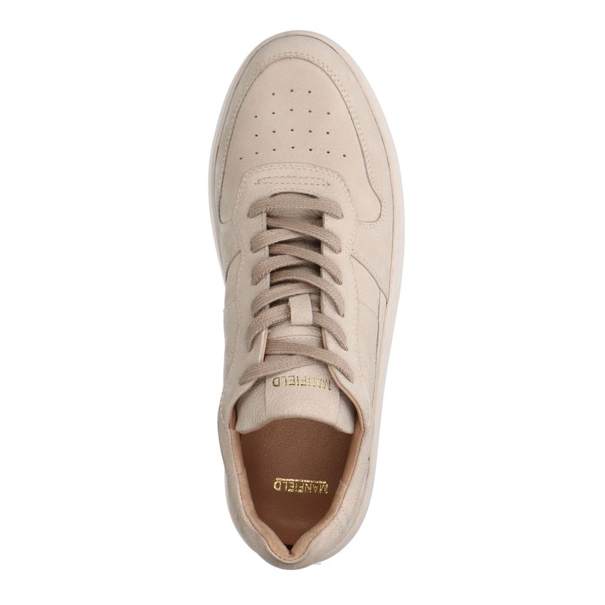 Beige nubuck sneaker