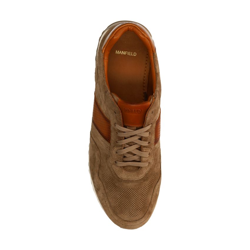 Taupe suède sneakers