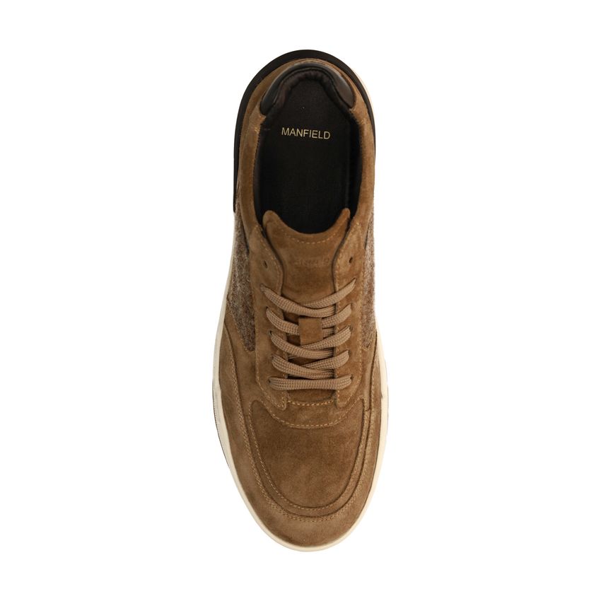 Taupe suède sneakers