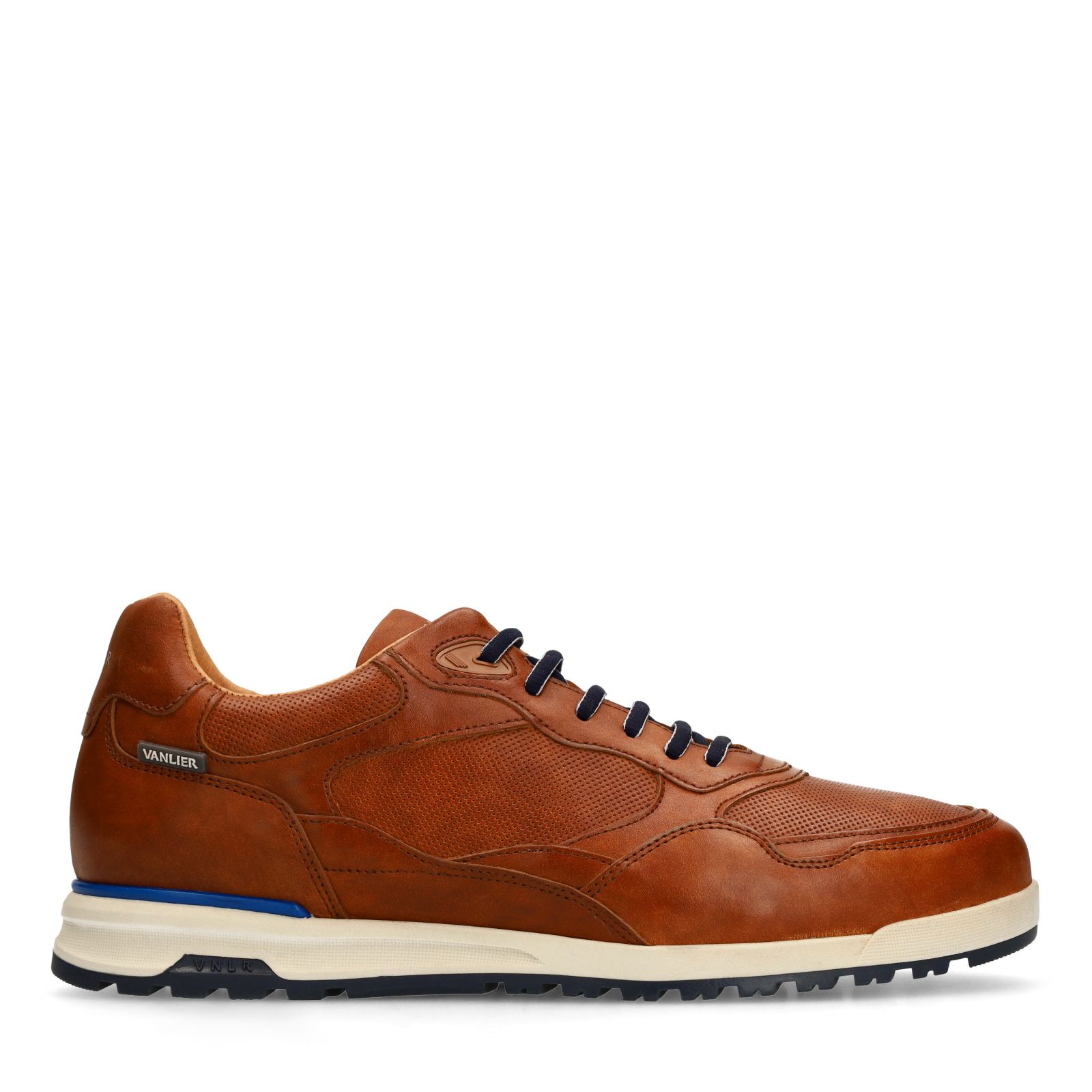 Cognac Ravello leren sneakers
